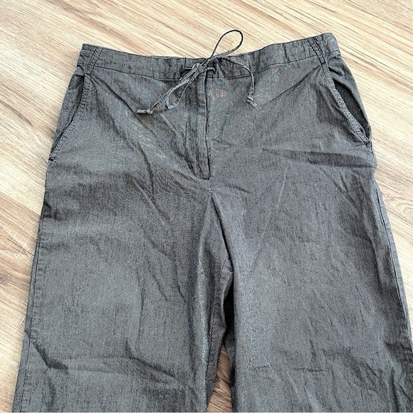 THE LIMITED Gray Pinstripe straight Leg Pant Women Size 8 - Picture 2 of 7